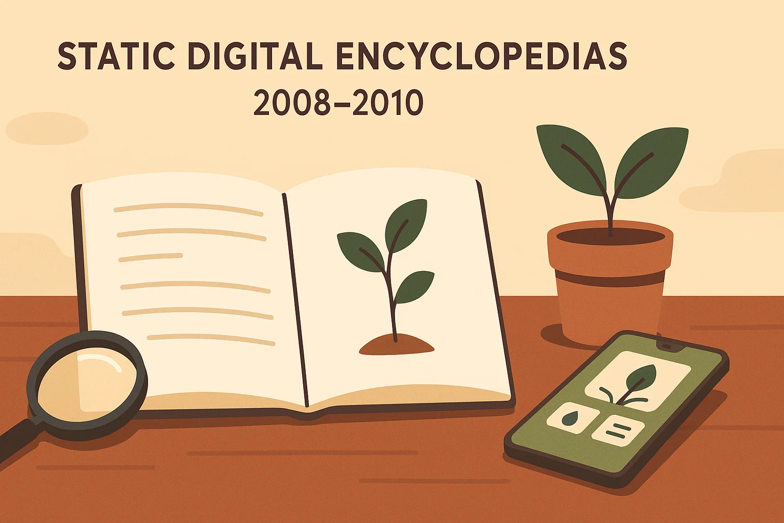 an illustration of Static Digital Encyclopedias of late 2000s